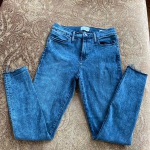 Frame women’s skinny jeans. Size 29.  Used